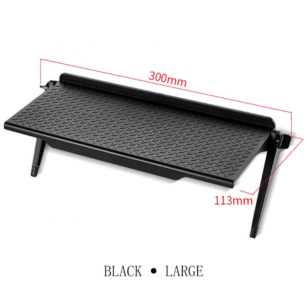 Adjustable TV Monitor Organizer Screen Top Storage Shelf Holder Bracket Stand For Media Boxes Router Game Console Home Storage: 02