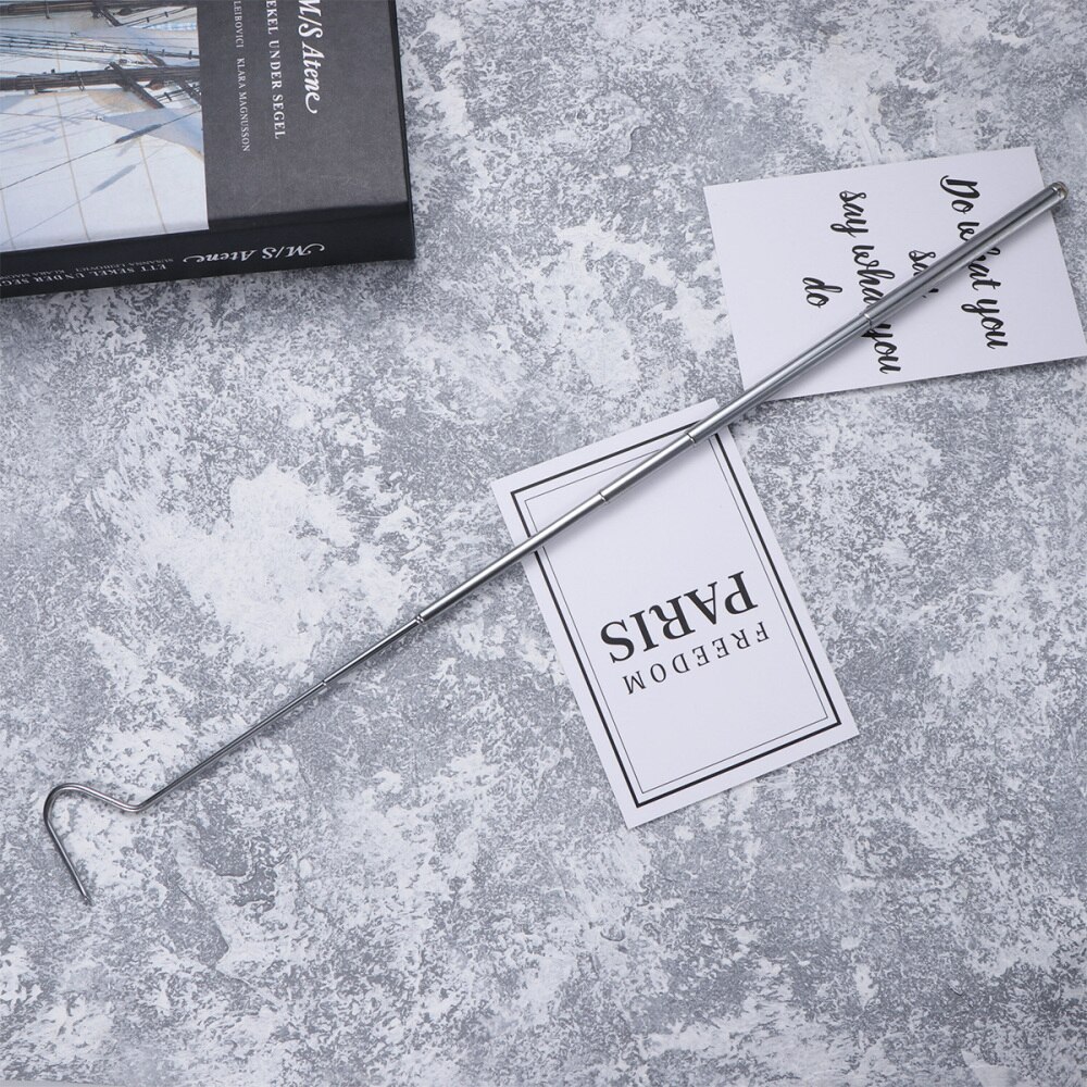 Roestvrijstalen slangenhaak intrekbaar reptielenherpgereedschap  (68cm)