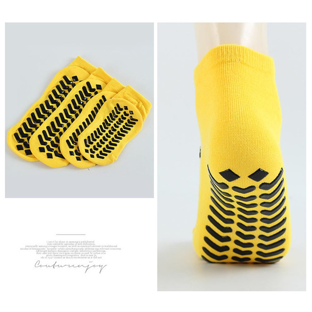 5 Paia Calzini Antiscivolo Trampolino Bambini e Adulti - Cotone Yoga Sport Fitness