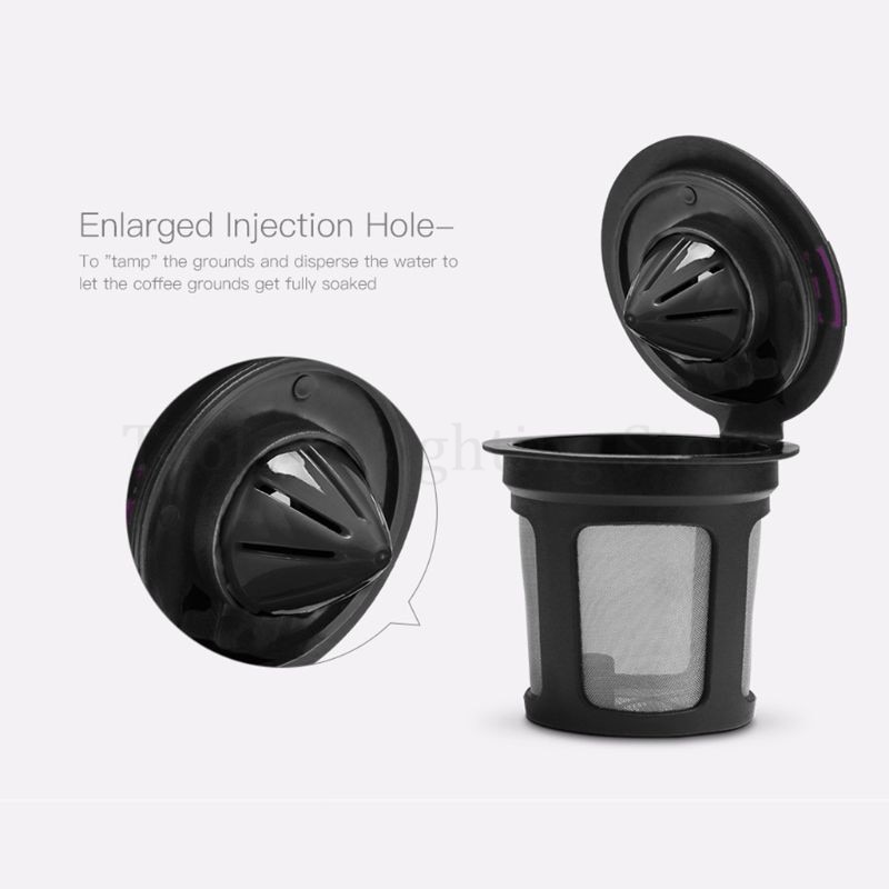 Refillable Coffee Filter Cup Reusable Coffee Pod Filled Capsule Compatible With Keurig 2.0 1.0 K Cup Coffee Makers