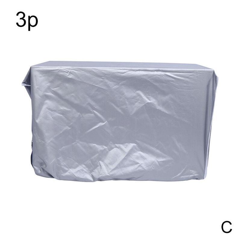 1Pcs Air Conditioner hood Cover Rainproof Waterproof Sunscreen Outdoor Hood engine cover conditioner Cover: 3P