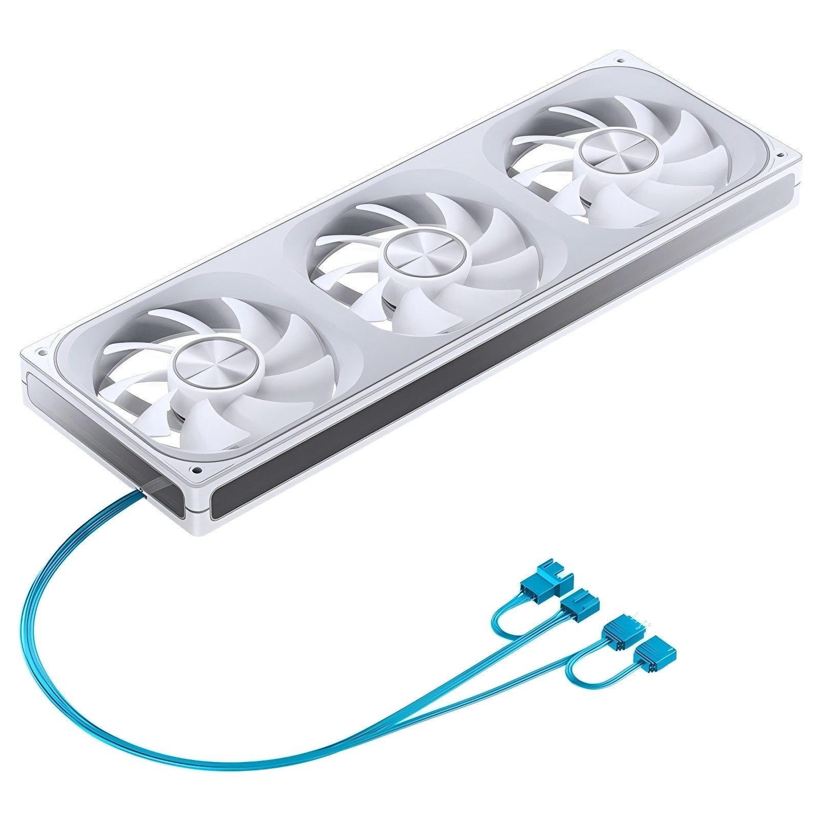 JONSBO ZA-120/240/360 ARGB 12/24/36CM chassis fan Motherboard lighting synchronization/Aluminum Nameplate/PWM Case fans