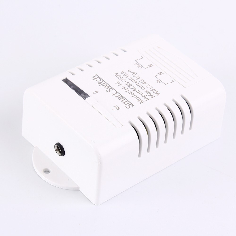 AC 85V-250V 16A Wireless WIFI Intelligent Control Switch AM2301 Temperature Humidity Monitor IoT for iPhone Android Smartphone