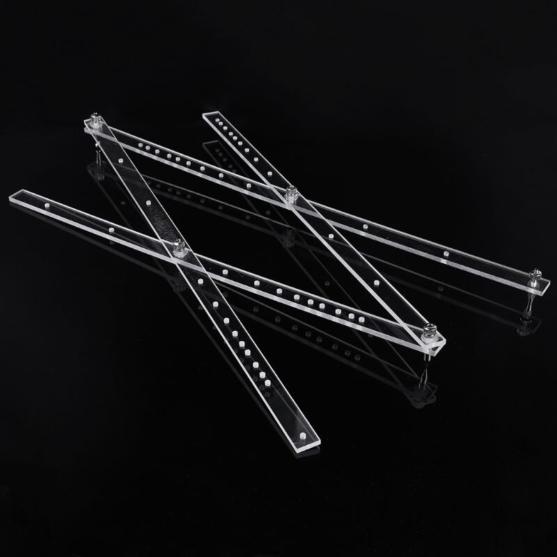 50cm Scale Excellent Folding Ruler Artist Pantograph Copy Rluers Draw Enlarger Reducer Tool for Office School Drawing