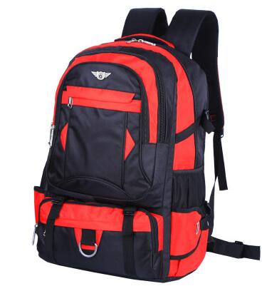 Chuwanglin 70L Large capacity travel backpacks waterproof men's laptop backpack Hiking backpack male bags C119: Red