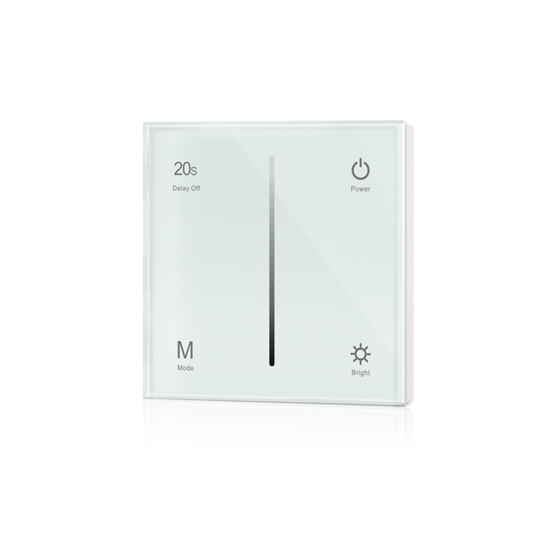 Led Triac Dimmer 220V High Voltage 100-240V AC Input Trailing Edge Dimming Wall Mount Touch Panel Led Triac Dimmer S1-T