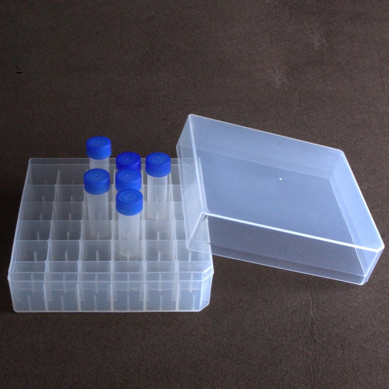 36holes 5ml PC Frozen tube box iquid nitrogen storage box freezing box