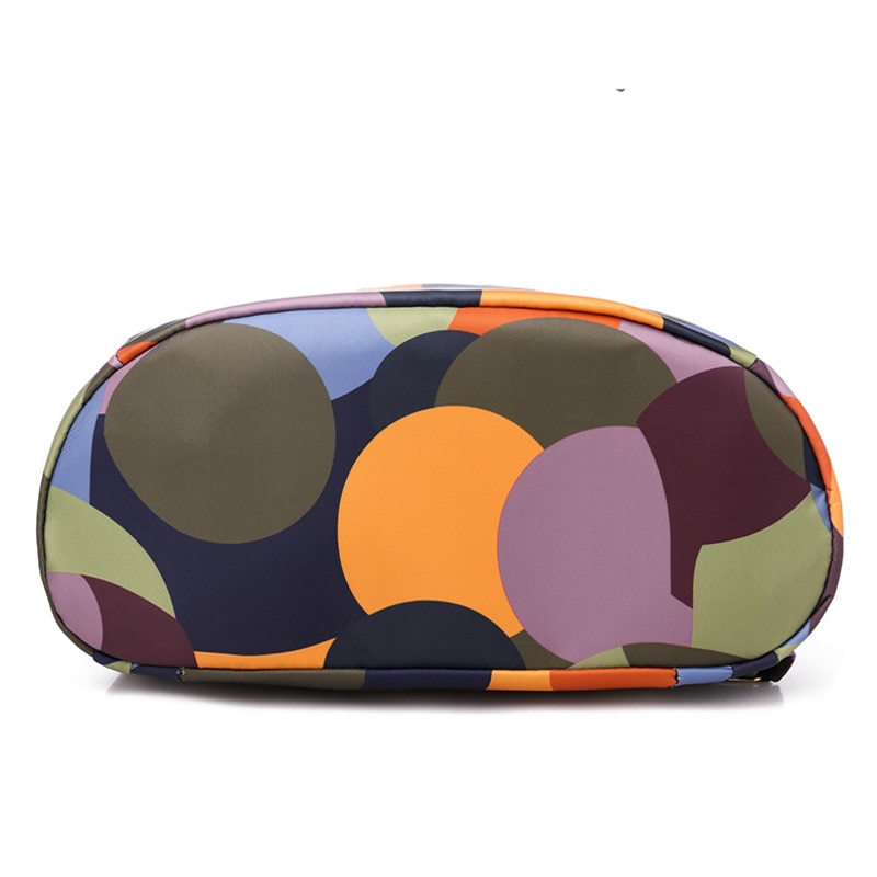 Women Backpack Colored Circles Anti-theft Women Backpacks Ladies Large Capacity Backpack