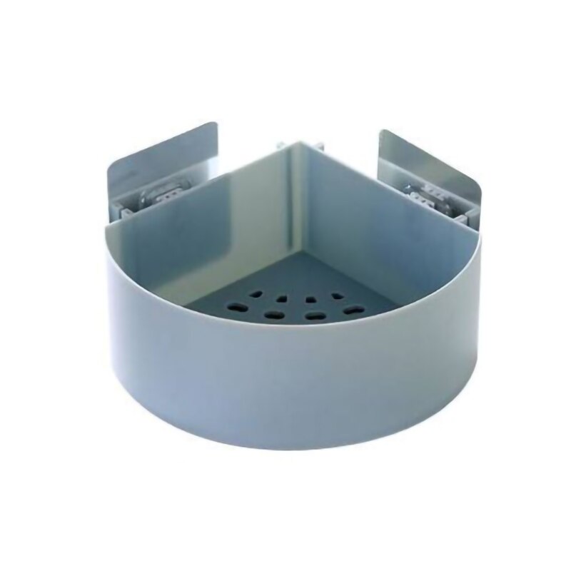 Panier de vidange pour shampoing, étagère à ventouse, organisateur de rangement d'angle creux, pour cuisine et salle de bain, porte-éponge: 9