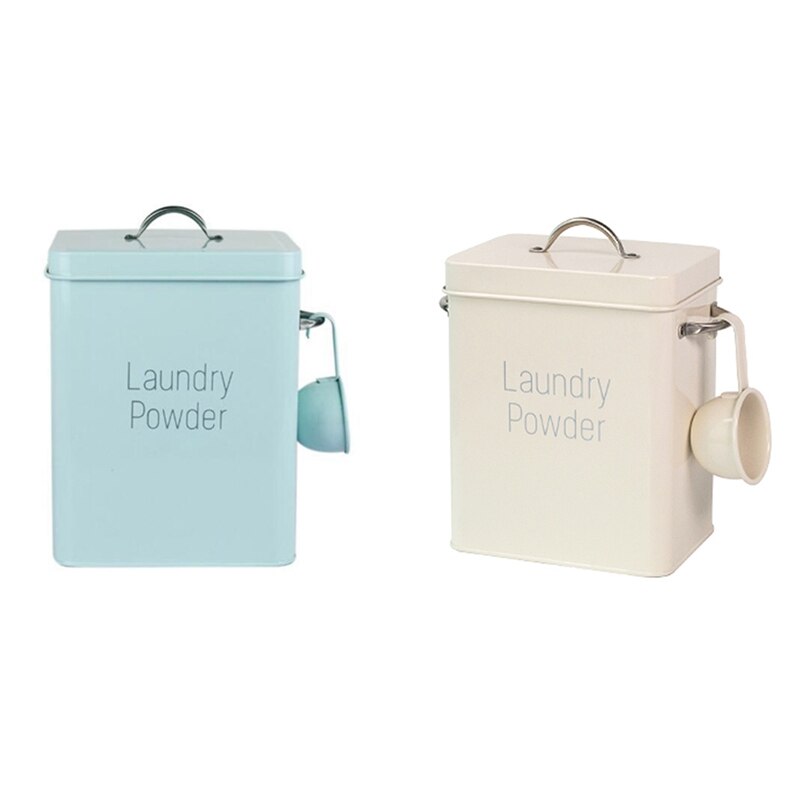 AF88 -Beautiful Powder Laundry Powder Boxes Storage with Scoop
