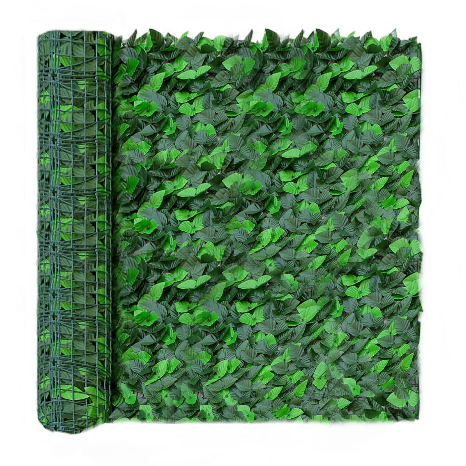 Privacy Fence Screen, Artificial Scindapsus Leaf Hedges Fence Wall Panel Screen for Garden Backyard Home Decor gazebo tent: 0.5m 03