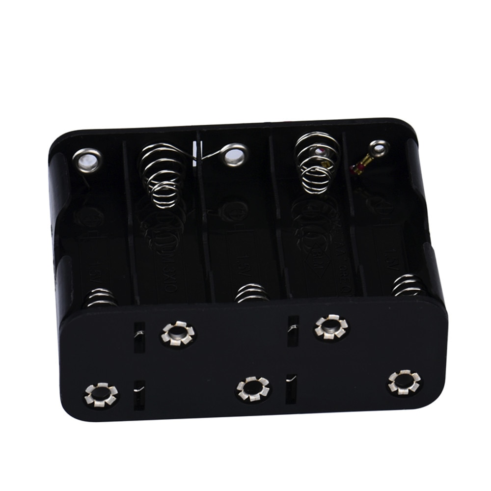 10 AA 2A batería 15V caja de soporte con alambre pequeño equipo electrónico portátil pequeño volumen Paquete de batería colector de plástico # YL10