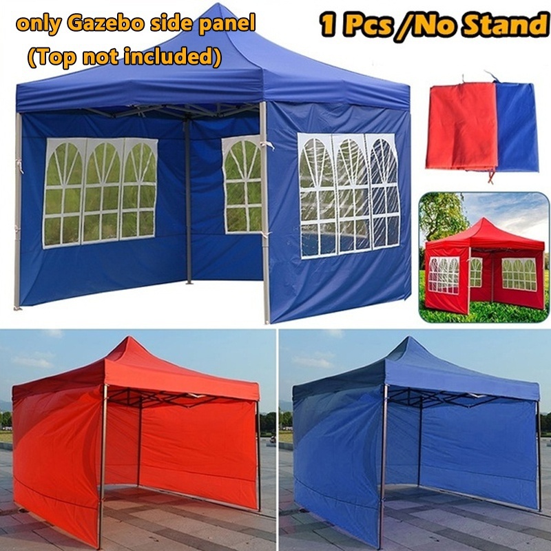 Tuinhuisje Side Panel Tent Accessoires Duurzaam Zijwand Anti-Uv Oxford Doek Regendicht Waterdichte Tuin Schaduw Onderdak 3x2m