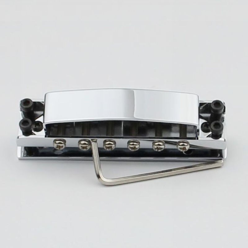 Ricken-backer Stijl Gitaar Bridge Cover En Bodemplaat RK-100 Chrome