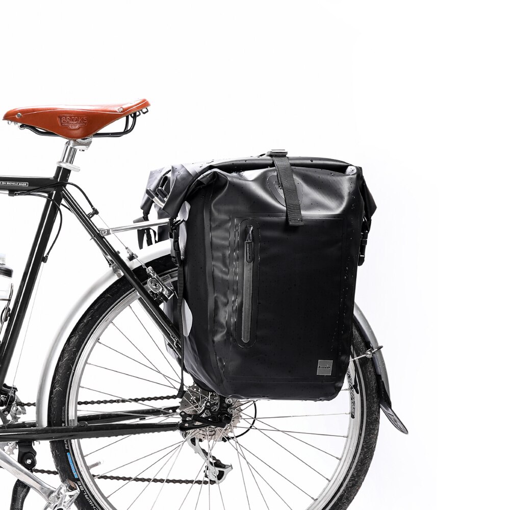 Vandtæt cykeltaske 25l bærbare cykeltasker bageste rack halesæde sportstaske dækker bagagerumspakke cykelture mtb tasker cykeltilbehør