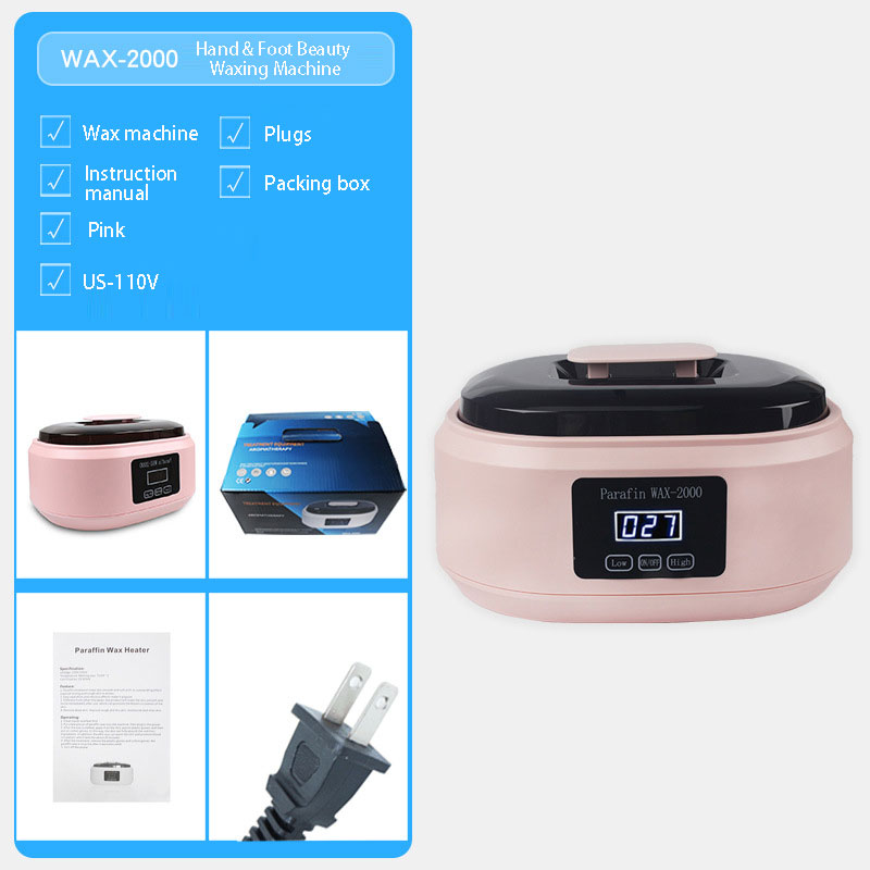 3400ML Wachs Bohnen Heizung Topf 200W Wachs Therapie Maschine Haar Entfernung Für Körper Haar Intelligente Temperatur Control Wachs schmelzer: Grau