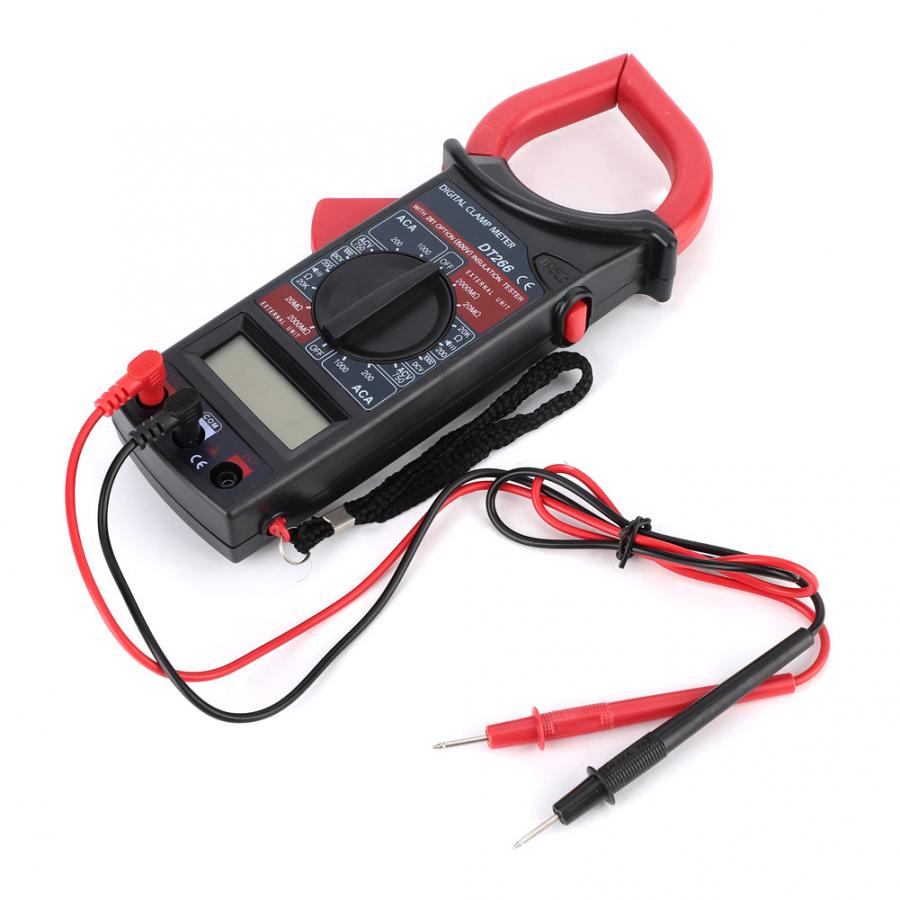 Clamp Meter 1000V/750V DC/AC Clamp Meter 200/1000A Ammeter Digital Multimeter with LCD Display Multimeter