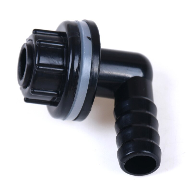 High Efficient Drain Joint Tube Fittings 3/8" To 14mm Fish Water Tank Mini 90 Degree Elbow Drainage Connectors