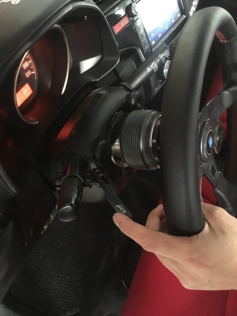 Universal abs bil styling justering rat drejestang forlængelse blinklys håndtag position up kit