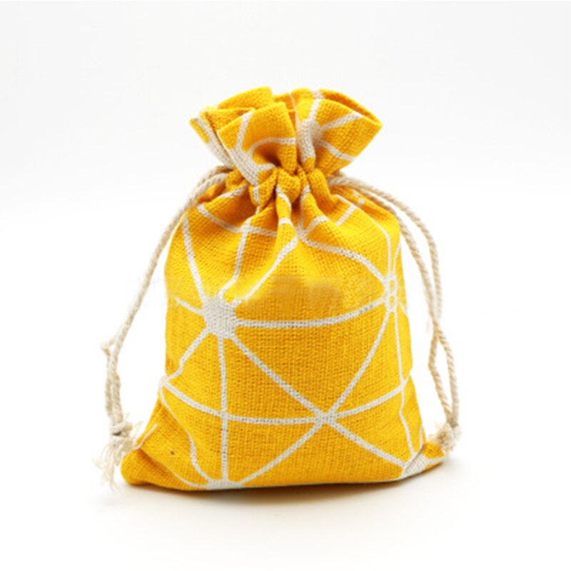 Handmade Cotton Linen Storage Package Bag Drawstring Bag Small Coin Purse Travel Women Small Cloth Bag Christmas pouch