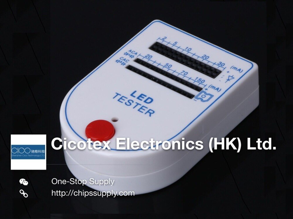 2pcs Mini Handy LED Tester Test Box 2~150mA for Light-emitting Diode Bulb Lamp Handy Device LED Tester