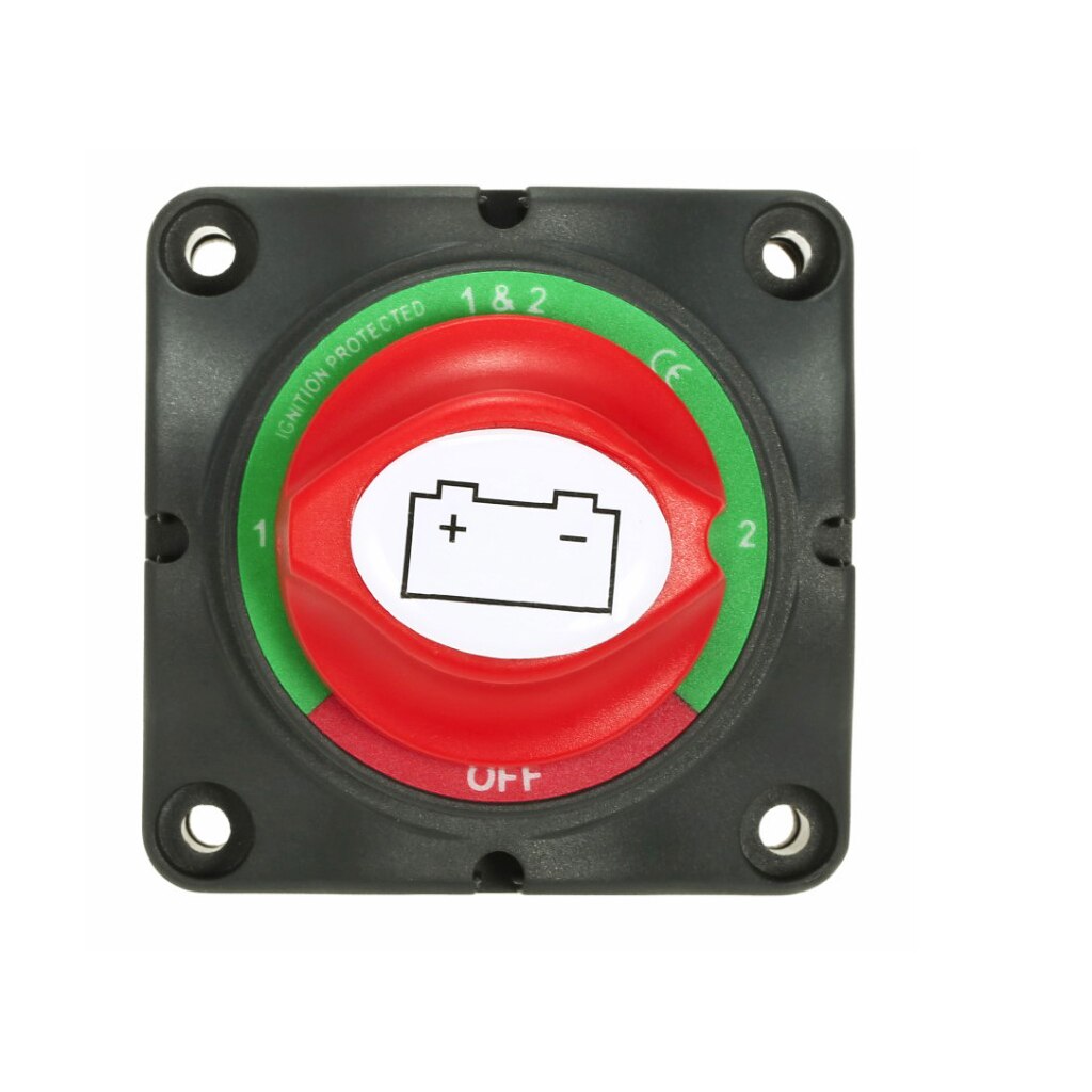 mini batteri hovedbryter til marine, auto , rv 12/24v båt rotasjonsbryter