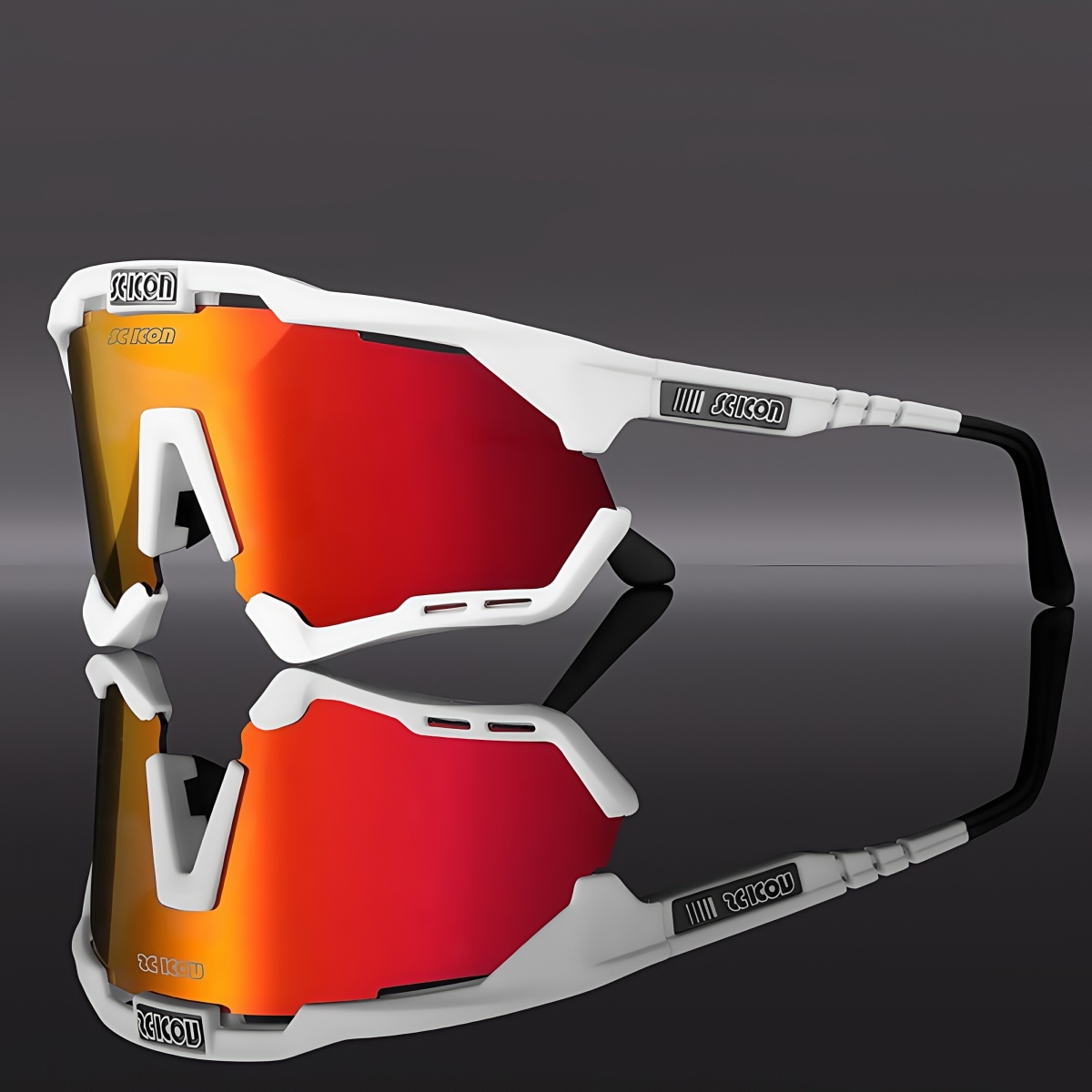 Scicon polariserade/fotokromatiska cykelglasögon  uv400 landsväg mtb cykelglasögon män kvinnor utomhussporter cykelsolglasögon