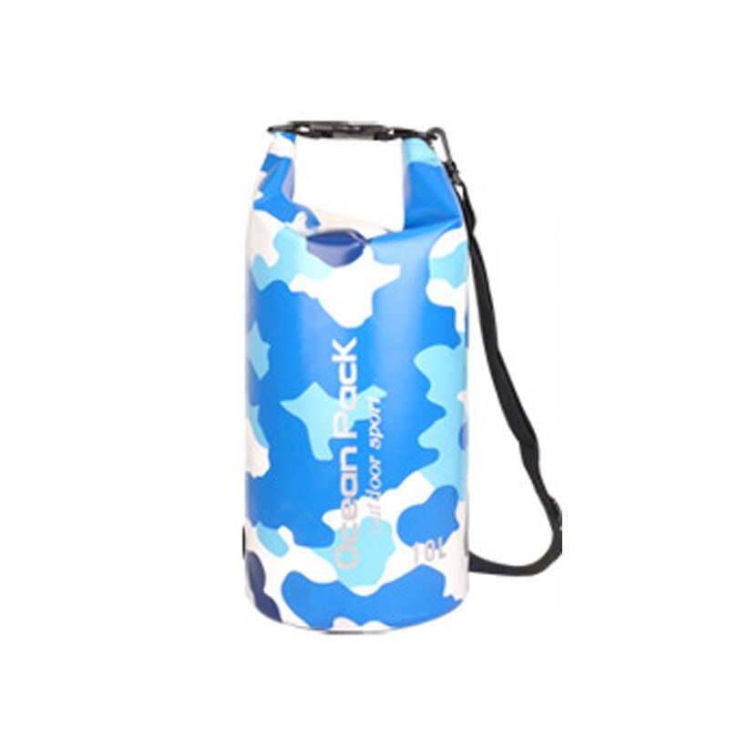Sac à dos étanche pour Kayak, canoë, Rafting, sports de plein air, stockage sec, 5L/10L/15L/20L/30l: 10L Blue
