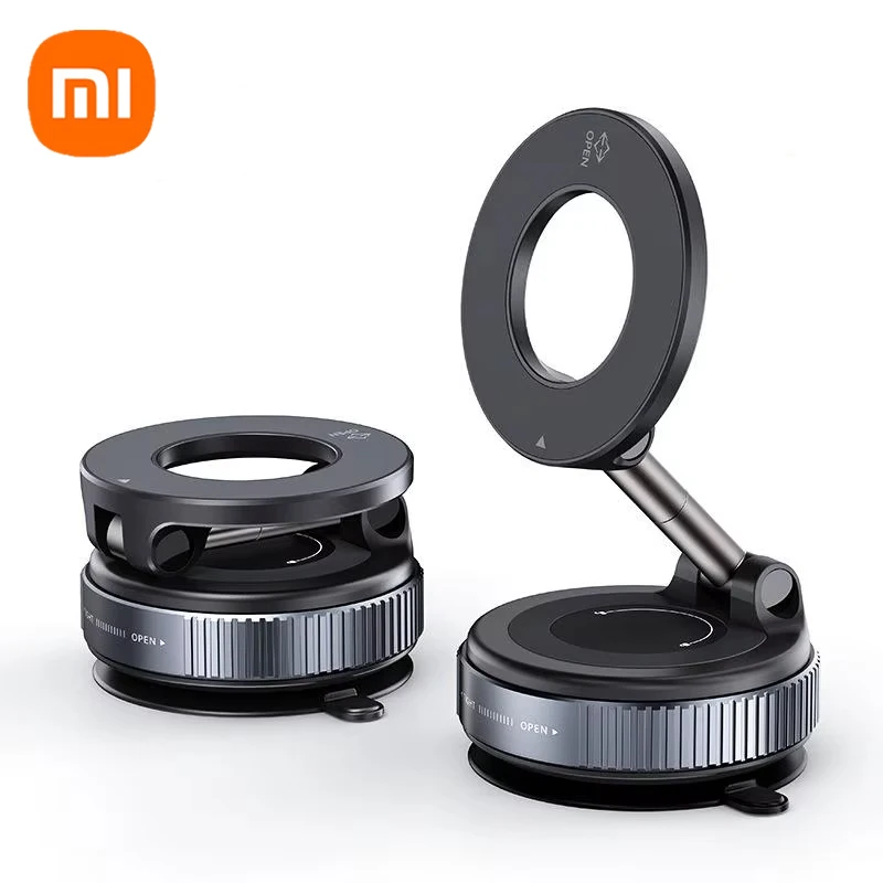 Xiaomi Super Strong Magnetic Phone Holder Foldable 360° Adjustable Vacuum Car Mount For Car Desk Bathroom Phone Holder: green