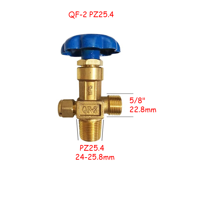 4L 40L Oxygen Valve QF-2 PZ19.2 PZ27.8 QF-2C PX-32A Argon Gas Cylinders Nozzle Steel Cylinder Head Cut-off Valve: PURPLE