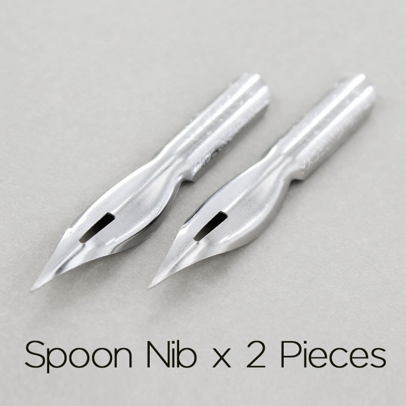 Japan Original Giant Nikko TACHIKAWA Manga G nib D nib Spoon Nib Round Nib Students line Drawing Pen Dip Pen elasticity: Spoon Nib 2 Pieces