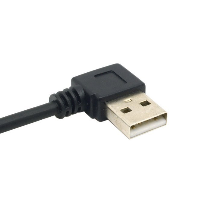 Xiwai Stretch 90 Graden Haakse Usb A Type Male Naar 90 Graden Hoek Usb Male Charge Kabel