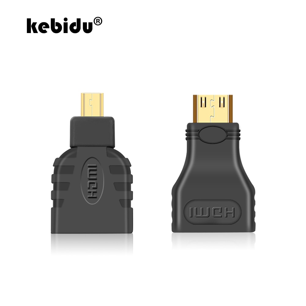 2 Stks/set Hdmi Naar Mini Hdmi Naar Micro Hdmi Adapter Man-vrouw Converter Voor Xbox 360 Voor PS3 Hdtv vergulde Connector Hd