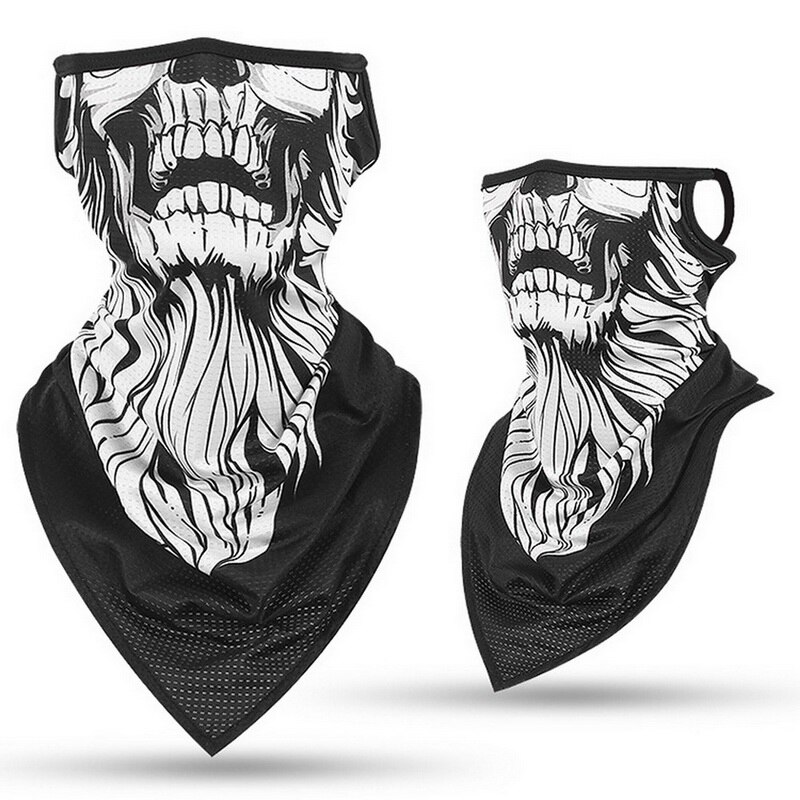 3D Animal Print Unisex Hiking Scarves Headwear Ear Hook Face Scarf Rave Bandana Neck Gaiter Tube Headband For Women Men: 1