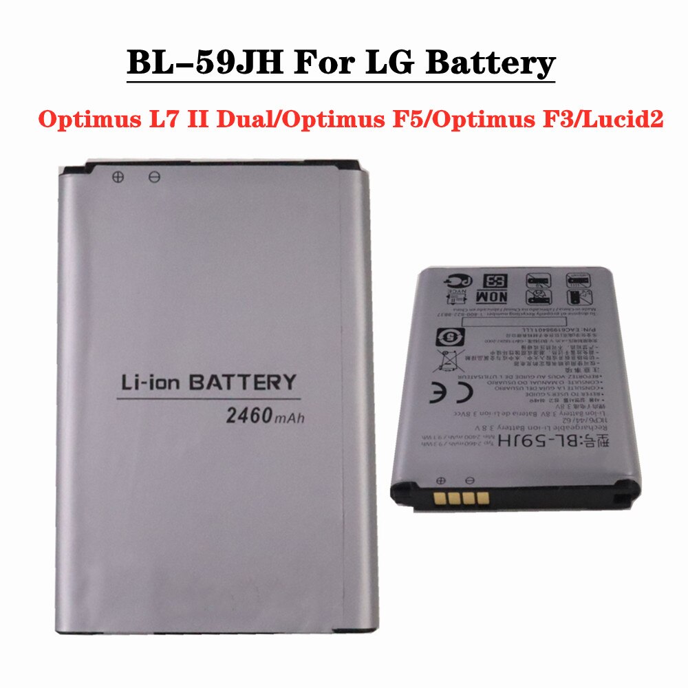 Battery For LG V10 V20 V30 V40 V50 G7 ThinQ G3 G4 G5 K7 K8 K10 K20 Plus Leon Tribute 2 5 Optimus LTE 3 L7 2 F3 F5 Google 2: BL-59JH