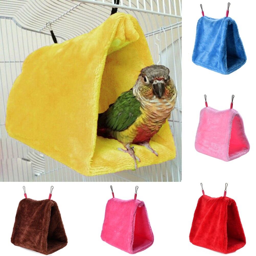 Vogelnest zacht pluche knuffelbaar hangend hol papegaai grasparkiet speelgoedkooi hangmat stapelbed