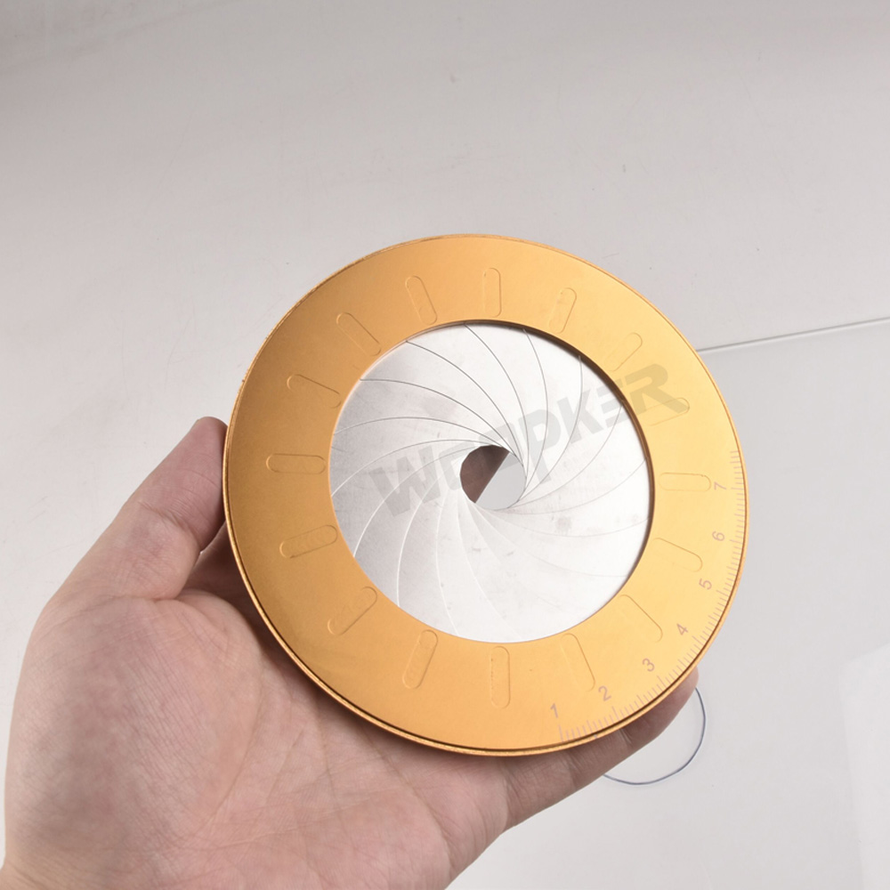 Cirkel tegne værktøj rotere justerbar størrelse tegning rustfrit stål disk diy tegne cirkel værktøj