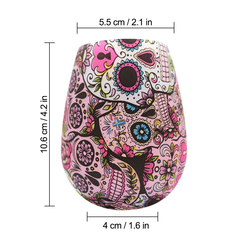 Silicone Wine Glass, Shatterproof Color Silicone Cup, Outdoor Camping, Indestructible Rubber Wine Glass