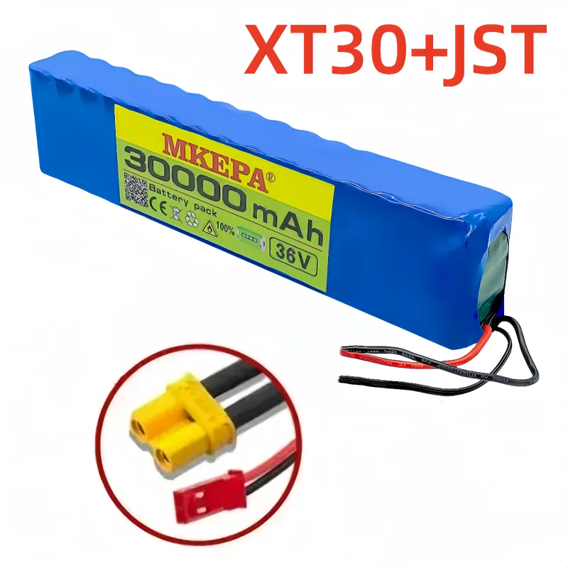 10S3P 36V 30000mAh 100% nowy akumulator litowo-jonowy odpowiedni do produktów elektrycznych, takich jak akumulator do skuterów: Złota