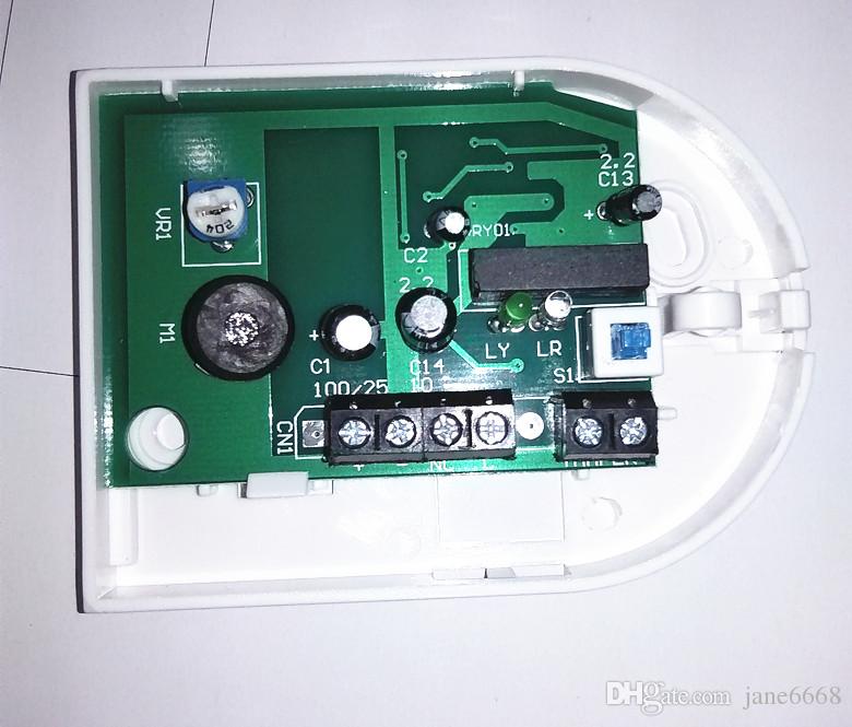 PARADOX Glass Break Sensor Wired Vibration Detector PA-456 Home security Alarm NC output relay GSM alarm system accessories