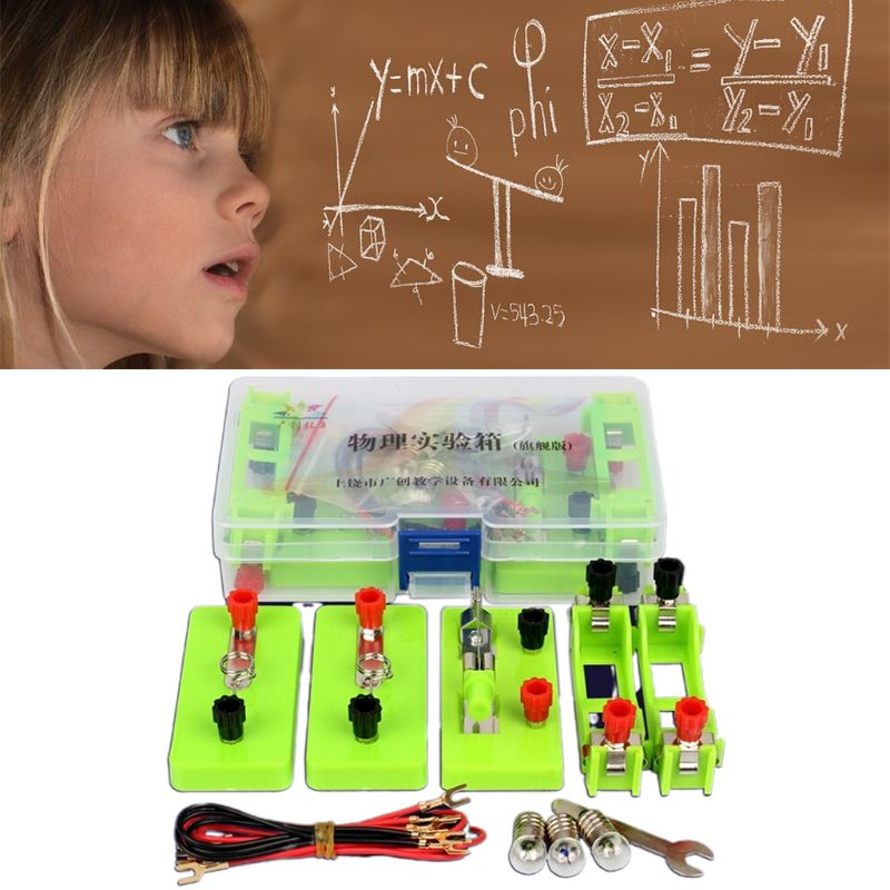Kit d'apprentissage de Circuit de laboratoires de physique ensemble de principes de découverte d'électricité de base 831F