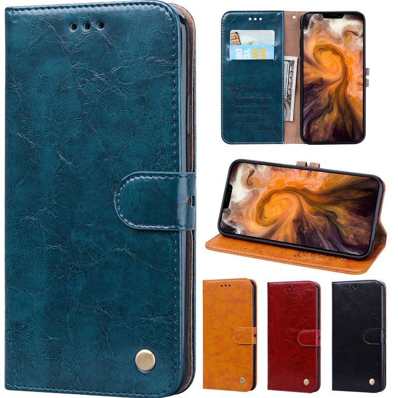 Voor Huawei Honor 7X Leather Flip Case Voor Huawei Honor 7X x7 Flip Wallet Cover Siliconen Fundas Card Slot Honor 7X Telefoon Gevallen