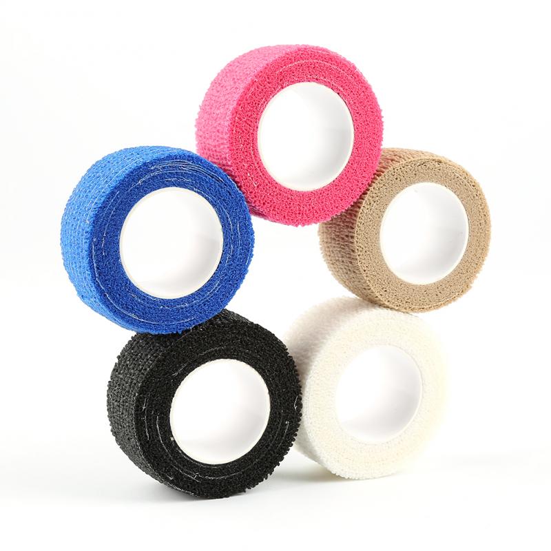 2.5Cm * 5M Zelfklevende Cohesieve Wrap Bandage Elastische Waterdichte Ehbo Tape