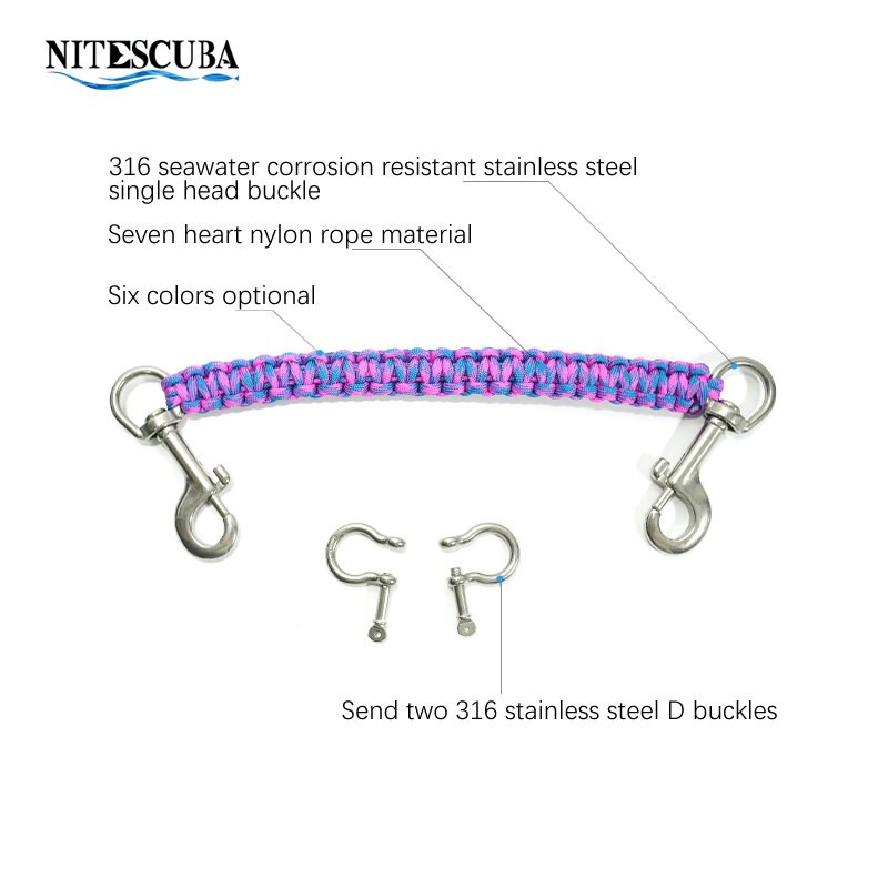 Cordino per corda per custodia per fotocamera subacquea nit1d ba per subacqueo subacqueo e accessori per fotografia subacquea sony Rx100 Tg6 5gopro