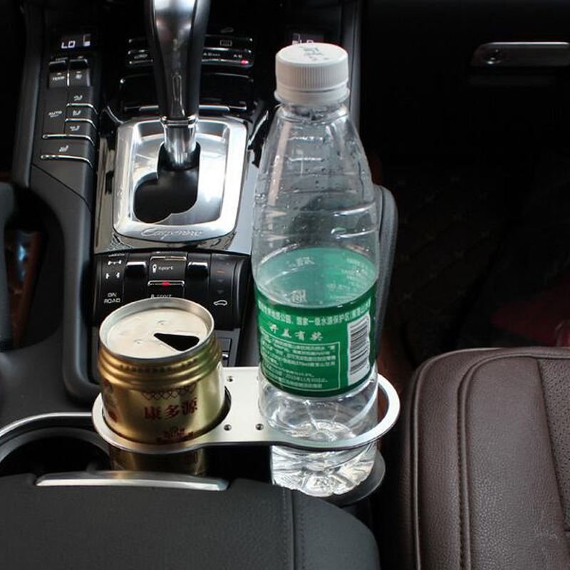 Auto Bekerhouder Dubbele Gaten Auto Water Drinken Fles Dranken Koffie Mount Stand Organizer In de Auto Zwarte Auto Levert