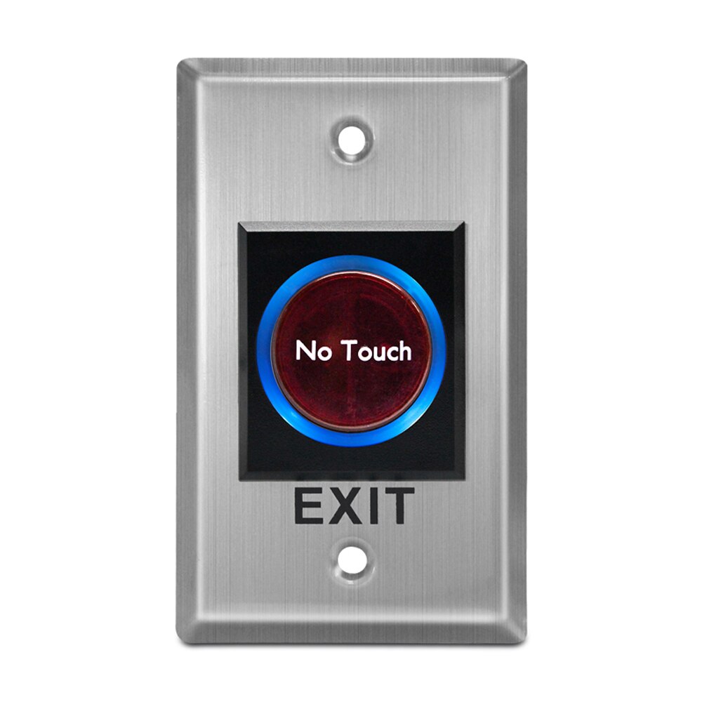 Infrared Sensor Switch No Touch Contactless Door Release Exit Button with LED Indication