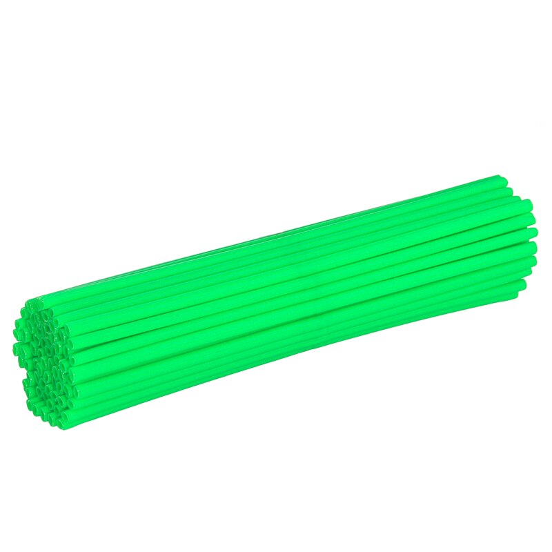 Rayons de moyeu de roue avant ou arrière pour XR CRF BBR Dirt Pit Bike, 10, pièces/ensemble, 10, 12, 14, 16, 17, 19 pouces: green