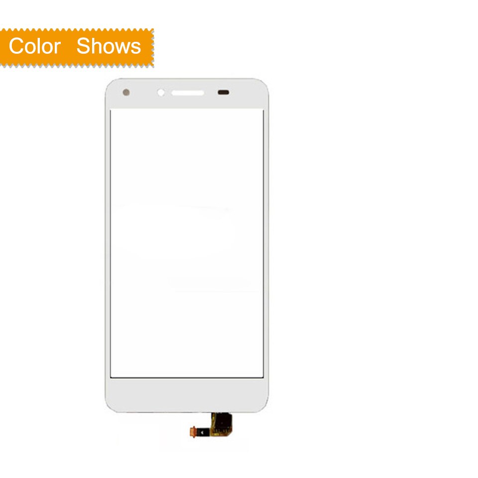 Pantalla táctil para Huawei Y5II Y5 II CUN-L01 CUN-L23 CUN-L03 CUN-L33 CUN-L21 pantalla táctil de digitalizador de Lentes de vidrio de Panel frontal: white no gift