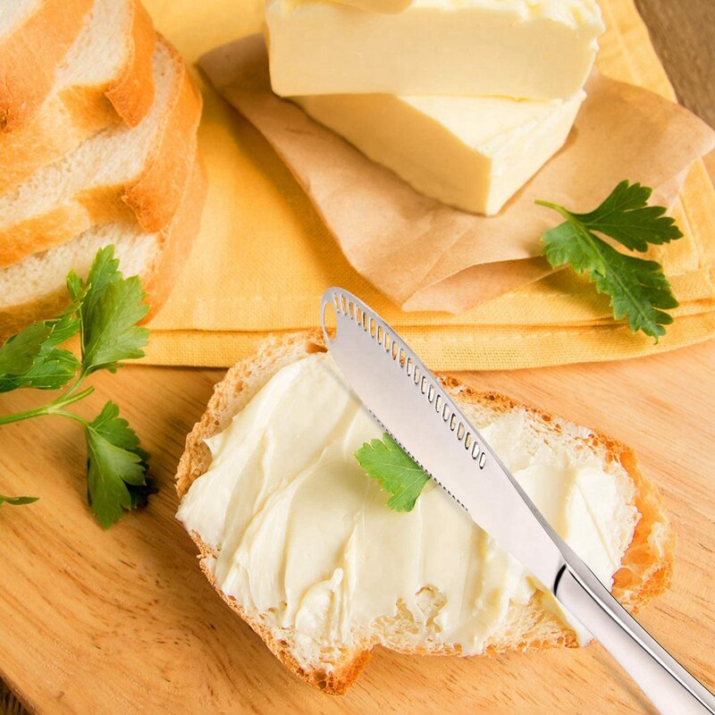 3 Pack Rvs Boter Spreader Mes, 3 In 1 Keuken Gadgets, Krultang, Boter Rasp, multifunctionele Boter Spreader
