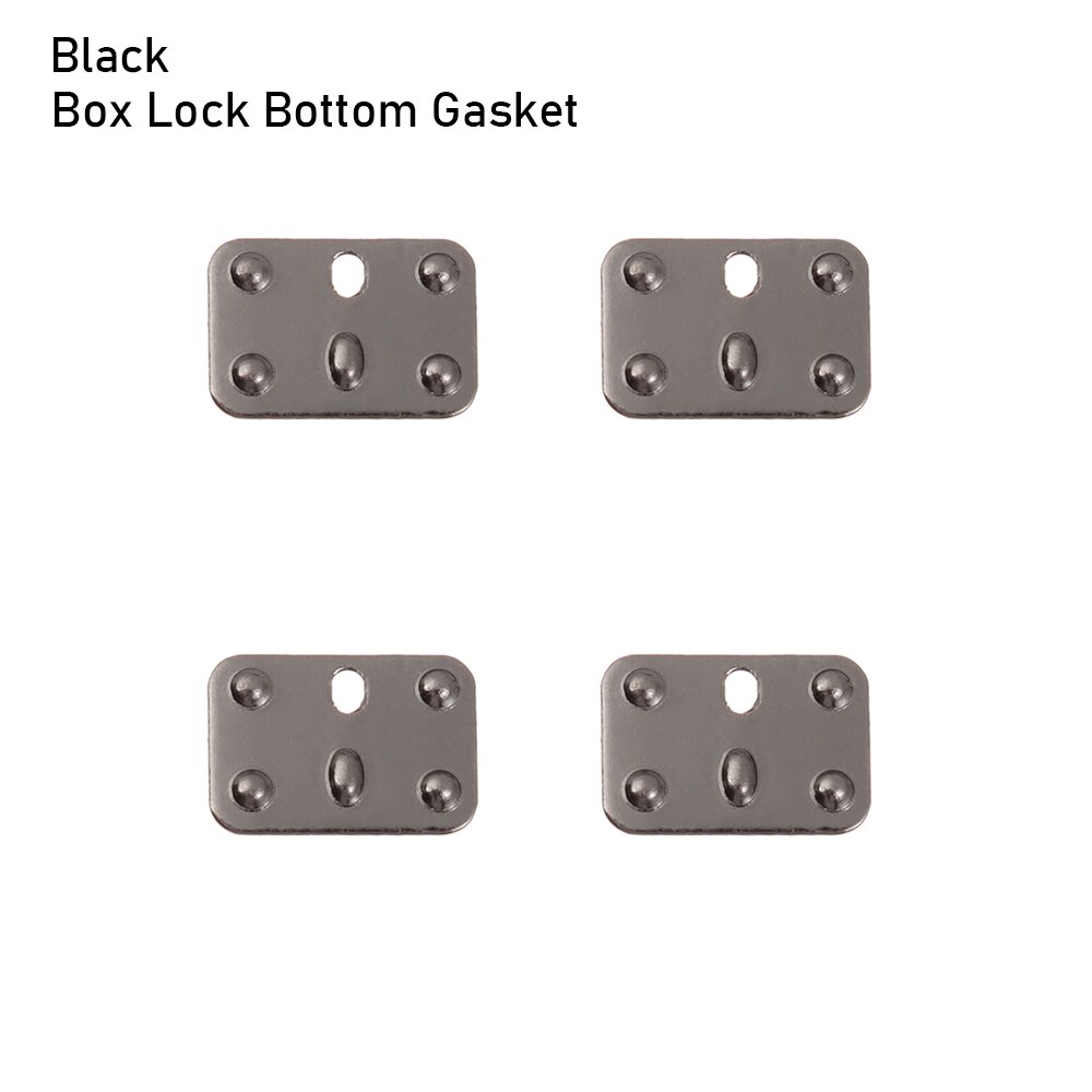 4 pçs/set mini artesanato de metal diy manual boneca sacos mala caixa peças caso protetor canto bagagem tronco caixa bloqueio acessórios